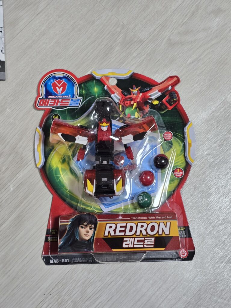메카드볼 레드론 REDRON 카드형 포장 앞면