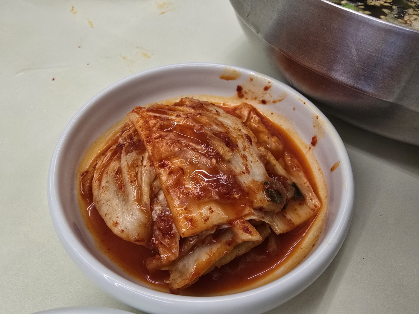애막골 동치미막국수 기본 반찬 김치