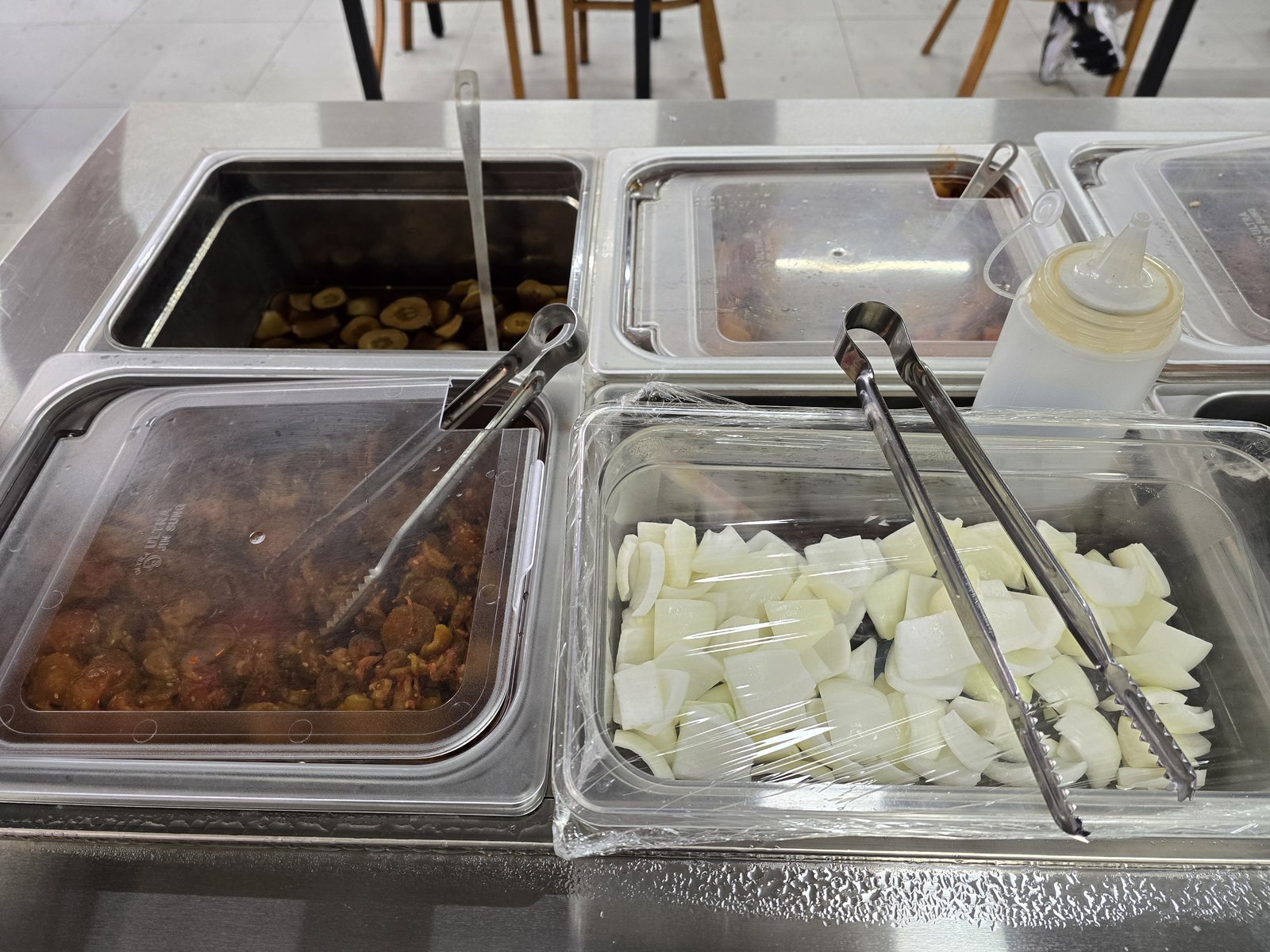 춘천 설해옥 반찬 셀프바 통